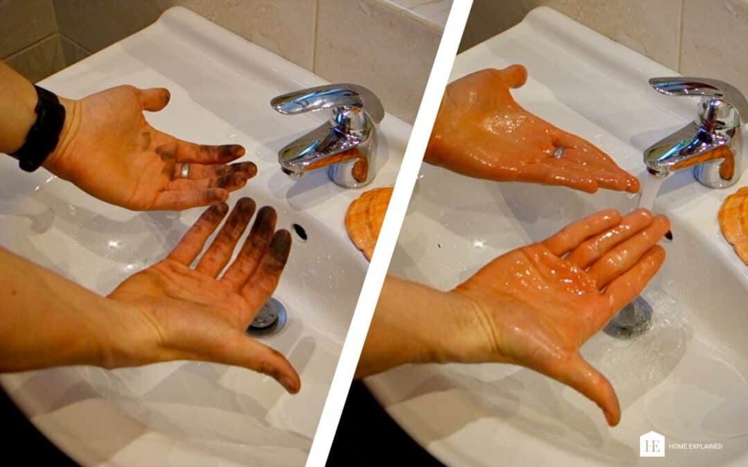 Get Motor Oil or Bike Grease off Your Hands in Seconds