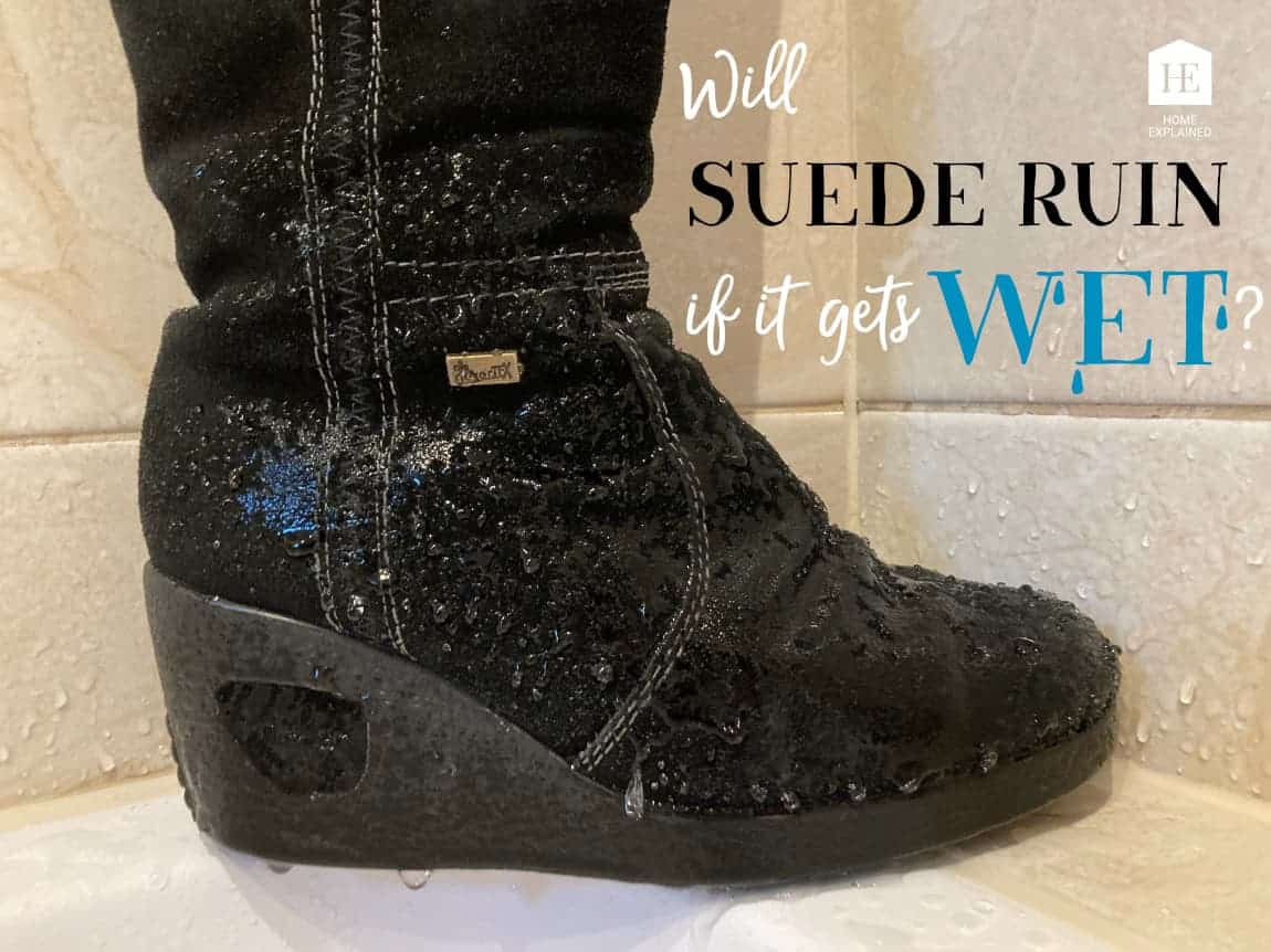 Will Suede Ruin if It Gets Wet? | Real-life Example