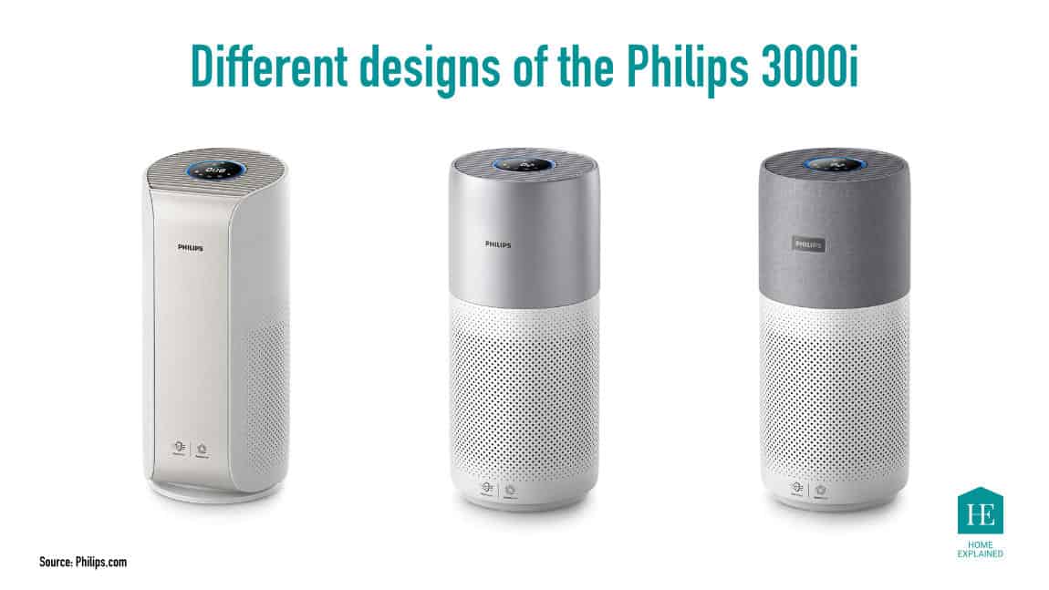 Different designs - Philip 3000i Air Purifier